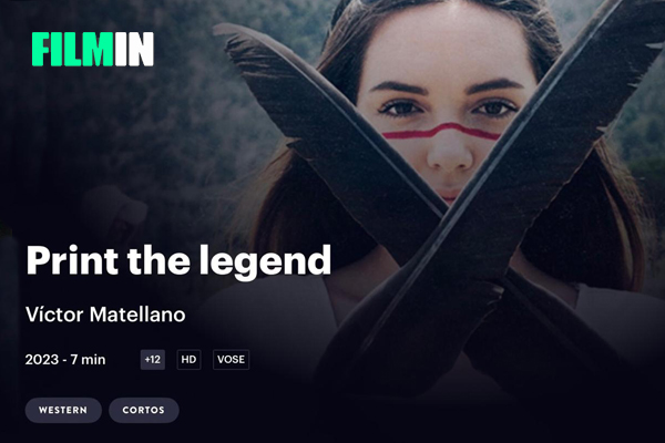 Print the legend en filmin El corto Print the legend del director Victor Matellano, se emite en filmin